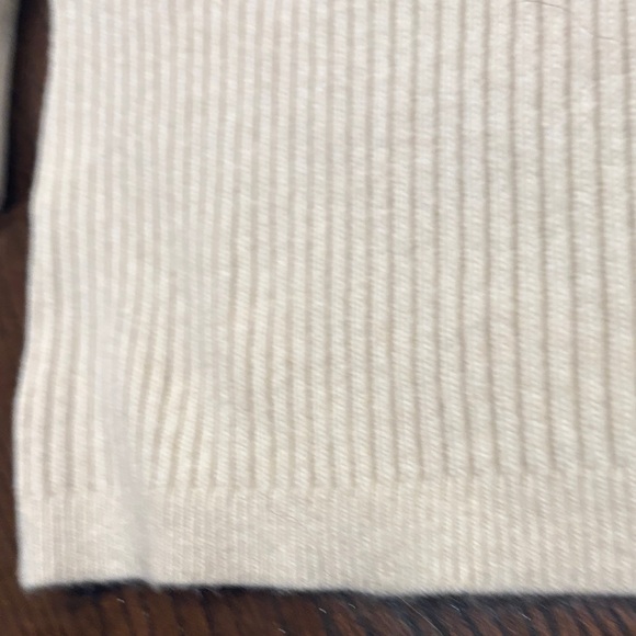 H&M Cream Ribbed Mini Dress - Picture 4 of 6